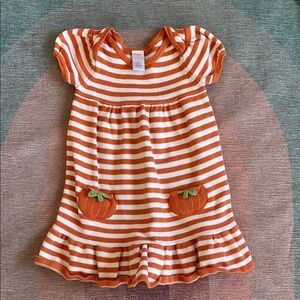 Gymboree Knit Orange Pumpkin Dress
